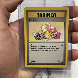 Mr. Fuji 58/62 1st Edition Regular Non Holo WoTC Pokemon Fossil Set NM English - Image 1