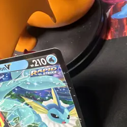 Vaporeon V SWSH150 NM+ Holo Promo - Sword & Shield Promos - Pokemon TCG 2021 - Image 3