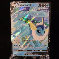 Vaporeon V SWSH150 SWSH: Sword & Shield Promo Cards Holo NM - Pokemon TCG - Image 1