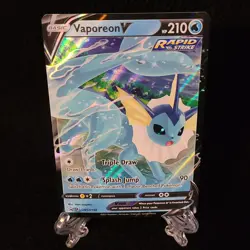 Vaporeon V SWSH150 SWSH: Sword & Shield Promo Cards Holo NM - Pokemon TCG - Image 3