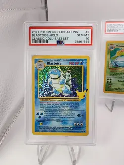 PSA 10 Sequential Set Pokemon Celebrations Pikachu Venusaur Charizard Blastoise - Image 2