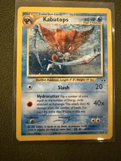 Pokemon TCG Neo Discovery Kabutops Holo 6/75 - Image 1