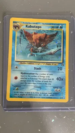Kabutops 6/75 Holo Pokemon TCG Neo Discovery Set - Image 1