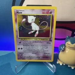 MEW Pokemon Card - WOTC Promo - Black Star - #9 - HOLO - LP Swirl TCG - Image 1