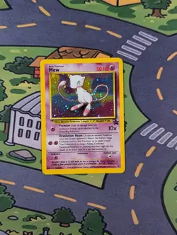 Mew Holo WOTC Black Star PROMO - #9 Pokemon Card - LP - Image 2