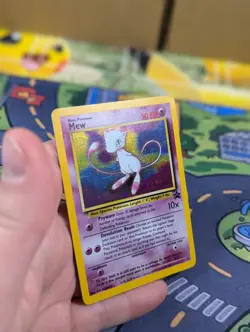 Mew Holo WOTC Black Star PROMO - #9 Pokemon Card - LP - Image 4