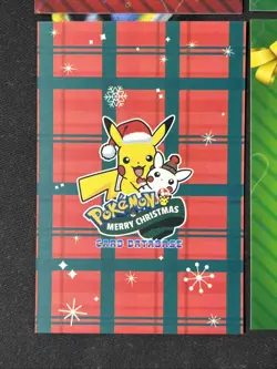 Pokemon 2024 Card Database Christmas Set Mario Luigi Pikachu 4x Set Heart Holo - Image 3