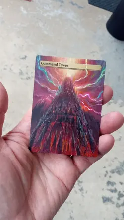 MtG Command Tower Full Magic Altered Hand Painted Art Original Alter - Image 4