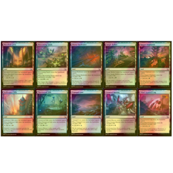 ALL FOIL - MTG Dual Land x40 - Life Gain Land - March of Machine (MOM) - Magic - Image 2