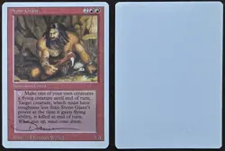 Signed MtG Magic Dameon Willich Artist Proof _ Revised _ STONE GIANT _HTF 1/100! - Image 1