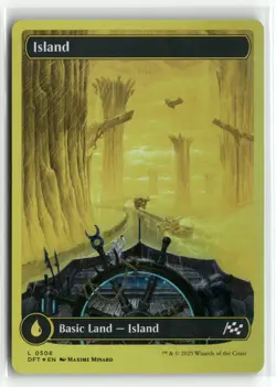 Island 0508 First-Place Foil Aetherdrift DFT MTG Magic - Image 1