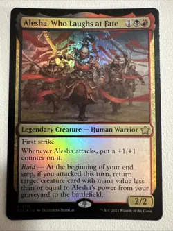 Alesha, Who Laughs at Fate (NM Foil) FDN-0115 Rare MTG - Image 1