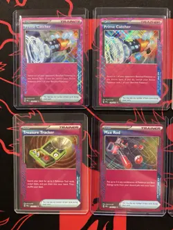 Prismatic Evolution NM Pokemon Trainer & Ace Spec Card Lot Of 10 - Image 2
