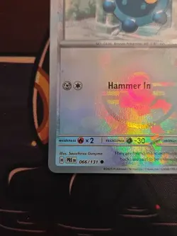 Bronzor 66/131 Pokemon TCG S&V Prismatic Evolutions Pokeball Common Holo NM - Image 5