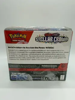 Pokemon TCG Stellar Crown Booster Box - Factory Sealed (36 Packs) - Image 3