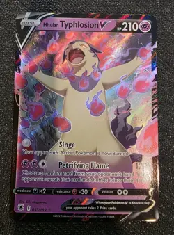 Pokemon TCG Hisuian Typhlosion V 054/189 Astral Radiance *Near Mint* - Image 1