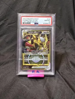 Pokemon Giratina VSTAR 212/196 Lost Origin Secret Rare Holo PSA 10 - Image 1