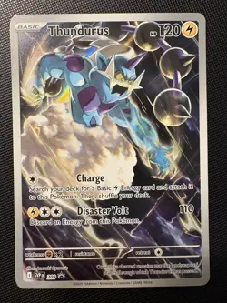 2025 Pokemon Scarlet & Violet Black Bolt ETB Thundurus BLACK STAR PROMO #209! - Image 1