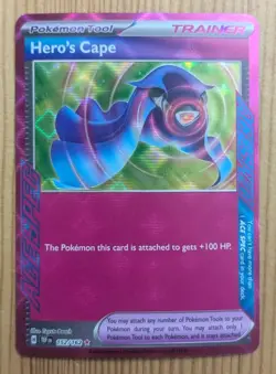 Pokemon TCG TCG Temporal Forces Ace Spec Hero's Cape 152 - Image 1