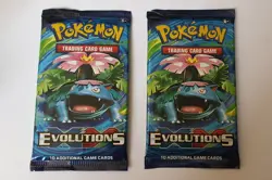 Pokemon TCG XY Evolutions Booster Packs Lot - Image 1
