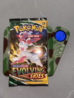 21.8g Heavy Evolving Skies Booster Pack Sword & Shield Pokemon New/Sealed Sylve - Image 1