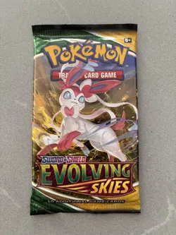 21.8g Heavy Evolving Skies Booster Pack Sword & Shield Pokemon New/Sealed Sylve - Image 2