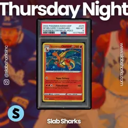 2019 POKEMON SWSH BLACK STAR PROMO #SWSH075 SPECIAL DELIVERY CHARIZARD PSA 8 - Image 1