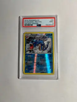 2015 Pokemon XY Gyarados 20/98 Ancient Origins Reverse Foil PSA 9 MINT - Image 2