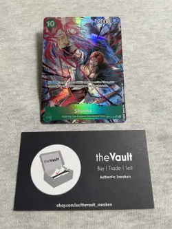 OP13-028 Shanks Alt Art SR Carrying on his Will One Piece TCG English NM - Image 1