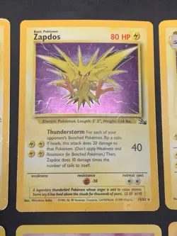 Vintage Pokemon Cards Holo Rare WOTC Lot Base Set, Jungle, Fossil - Mewtwo MP/HP - Image 3