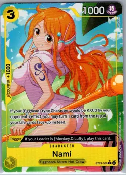 Nami (Alt Art) ST29-008 English Starter Deck 29: Egghead - One Piece Card - NM - Image 1