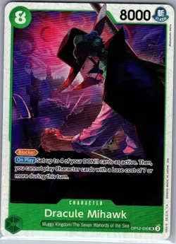 Dracule Mihawk OP12-030 SR English Legacy of the Master - One Piece Card - NM - Image 1