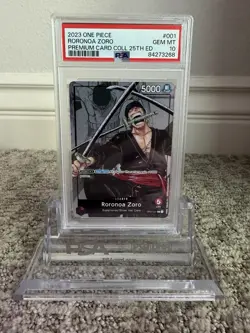 PSA 10 Roronoa Zoro OP01-001 Alternate Art (25th Anniversary) - Image 1