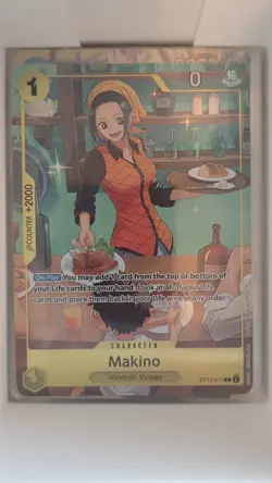 ST13-012 Makino : Common Alternative Art Foil English One Piece TCG Card : Premi - Image 1