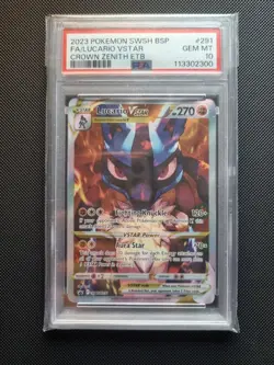 Pokemon Lucario VSTAR Swsh291 Swsh: Sword & Shield Promo Cards Holo - Image 1