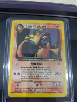 Dark Charizard 4/82 Team Rocket Unlimited Holo Rare Pokemon Card Condition Shown - Image 2
