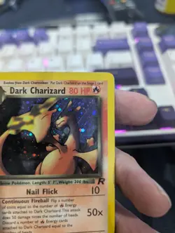 Dark Charizard 4/82 Team Rocket Unlimited Holo Rare Pokemon Card Condition Shown - Image 4