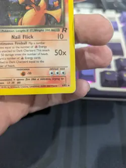 Dark Charizard 4/82 Team Rocket Unlimited Holo Rare Pokemon Card Condition Shown - Image 5