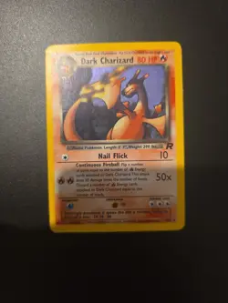 Dark Charizard 4/82 Team Rocket Holo Rare Pokemon Card - Image 1