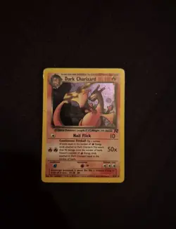 Pokemon TCG Dark Charizard Holo Rare Card 4/82 Team Rocket Series - Image 1
