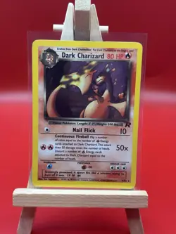 Dark Charizard 4/82 Team Rocket Holo Rare Pokemon Card (MP/Small Crease) - Image 1