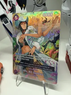 Ms. All Sunday (SP) OP04-064 Wings of The Captain Foil English One Piece TCG NM - Image 3