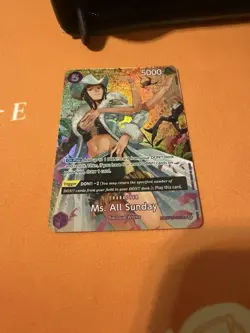 One Piece TCG Ms. All Sunday SP Wings of the Captain OP04-064 Listing 1 NM - Image 1