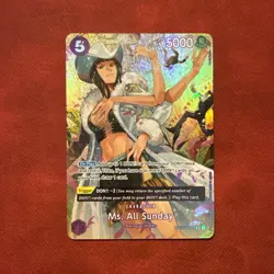 One Piece TCG Ms. All Sunday SP Wings of the Captain OP04-064 Listing 1 NM - Image 1
