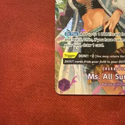 One Piece TCG Ms. All Sunday SP Wings of the Captain OP04-064 Listing 1 NM - Image 5