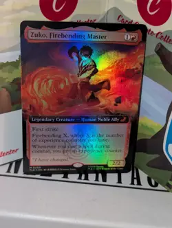 MTG Avatar The Last Airbender Zuko, Firebending Master Extended Art FOIL 127 NM - Image 1