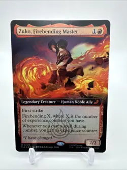 Zuko, Firebending Master (Extended Art) MTG Avatar: The Last Airbender Foil NM - Image 1