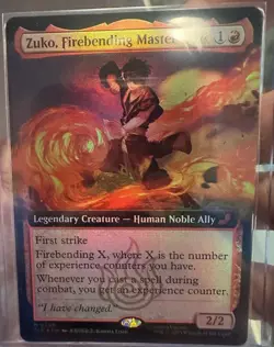 Zuko Firebending Master Extended art Foil Avatar The Last Airbender - Image 1