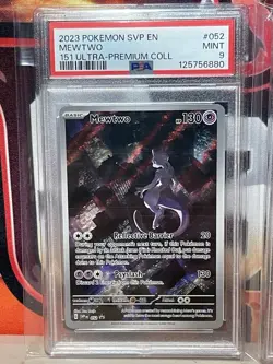 Pokemon PSA 9 Mew Ex 053 Metal 205 Mewtwo 052 SVP 151 UPC Promo Set Fresh Grade - Image 2