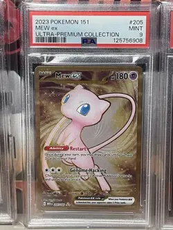 Pokemon PSA 9 Mew Ex 053 Metal 205 Mewtwo 052 SVP 151 UPC Promo Set Fresh Grade - Image 3